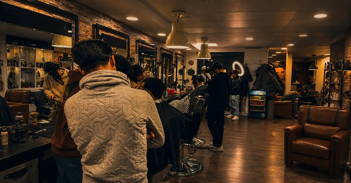 Klant met trendy kapsel bij Kaplounge Nijmegen